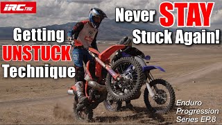 Never STAY Stuck Again! Getting Unstuck Technique! Enduro Progression Series EP.8