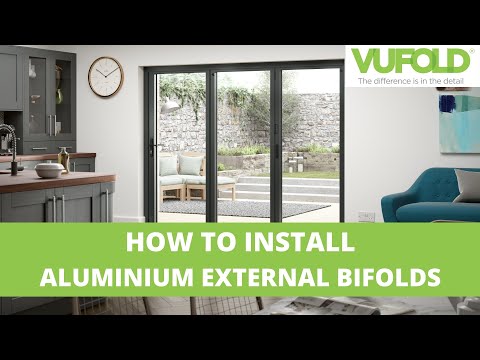 How to Install an Aluminium External Bifold Door - Vufold