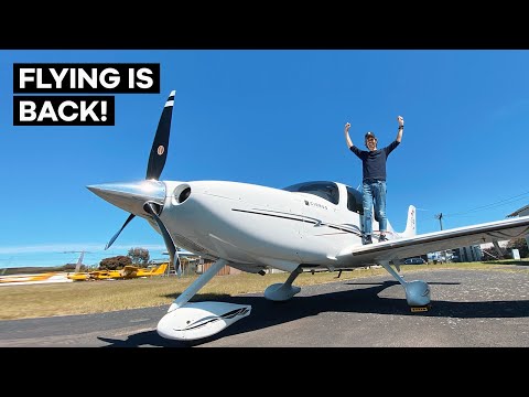 FIRST FLIGHT BACK after 3 months in lockdown