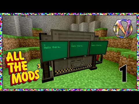 All the Mods 3 - ep 1 - From Punching Trees to the Digital Miner