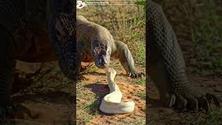 Download lagu Epic! RAREST Albino Cobra vs komodo #cobra #komodo #wild mp3
