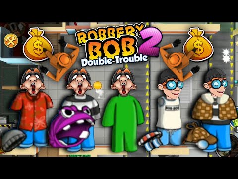 Robbery Bob 2 - All Costumes Funny Gameplay Part 178