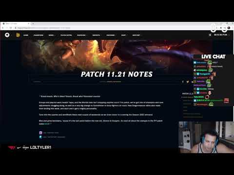 Tyler1 reacts to Riot's "Knock knock. Who's there?" joke