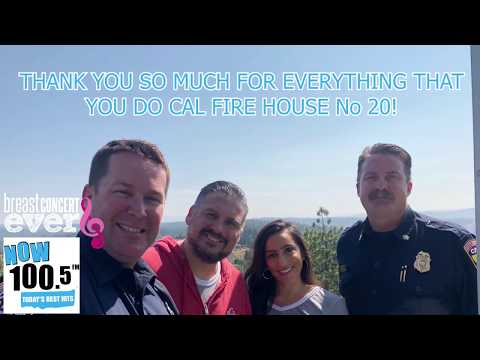 NOW 100.5 Gives Back To Local Firefighters