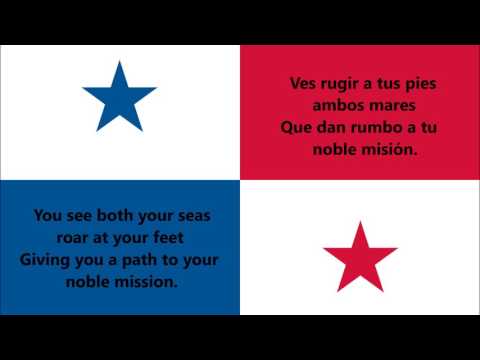 National anthem of Panama - Himno nacional de Panamá (ES/EN lyrics)