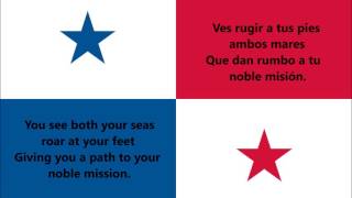 National anthem of Panama - Himno nacional de Panamá (ES/EN lyrics)