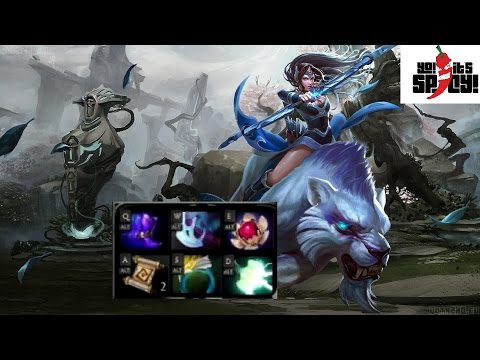 Spicy Plays DOTA 2 | Roaming Mirana | Arrows on Point