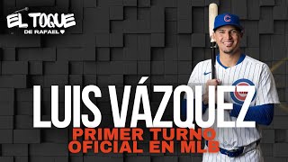 Primer turno oficial de Luis Vázquez con los @cubs
