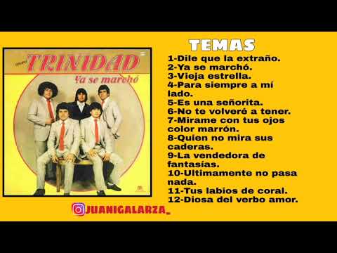 Grupo trinidad YA SE MARCHO (1986) Canta PASTOR DE LOS SANTOS.