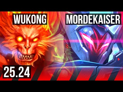 WUKONG vs MORDEKAISER (TOP) | NA Grandmaster | 25.24