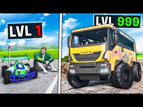 EVERY CRASH, THE CAR GETS BIGGER in GTA 5! 💥