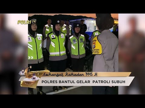 POLRES BANTUL GELAR  PATROLI SUBUH