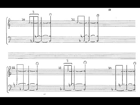 Anastassis Philippakopoulos - Piano II for Piano (1992) [Score-Video]