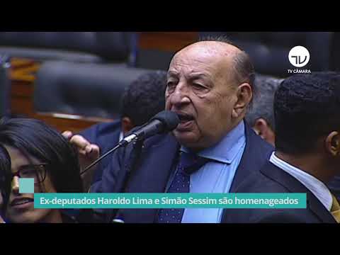 Ex-deputados Haroldo Lima e Simão Sessim são homenageados - 28/10/21