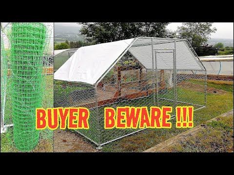 Beware! Amazon Metal Chicken Run Review (Vevor brand)