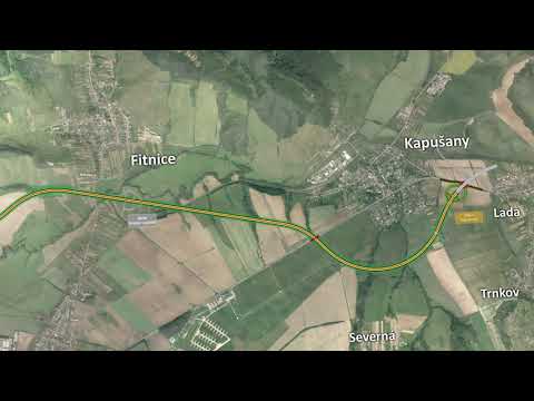 R4 Prešov II. etapa - severný obchvat - vizualizácia