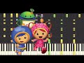IMPOSSIBLE REMIX Team Umizoomi Theme Song Piano Cover