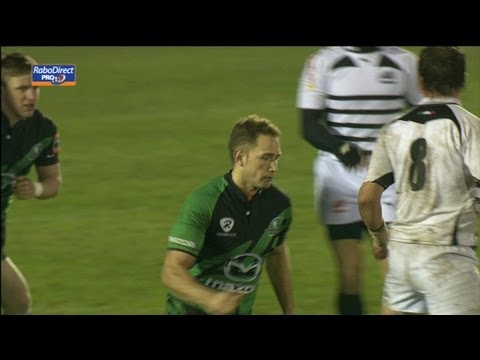 Dan Parks Drop Goal Connacht v Zebre 1st March 2013