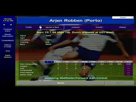 Championship Manager 01/02 - Signing ROBBEN in season 2 with Porto!