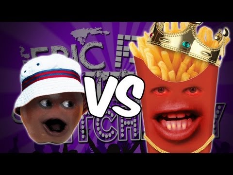 Annoying Orange - Epic Rap Battles Of Kitchenry #2 - Epic Rap Battles Of History Parody