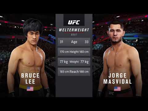 Bruce Lee Vs Jorge Masvidal | UFC | PS4