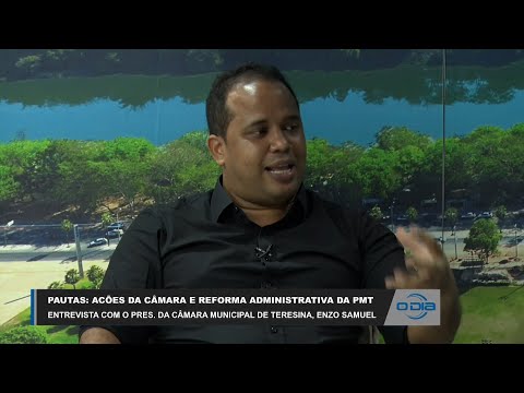 Presidente da Câmara Enzo Samuel fala sobre ações e Reforma Administrativa 24 04 2023