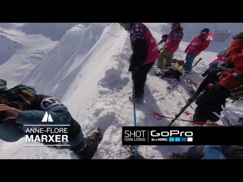 GoPro winning run Anne-Flore Marxer - Haines Alaska - Swatch Freeride World Tour 2016