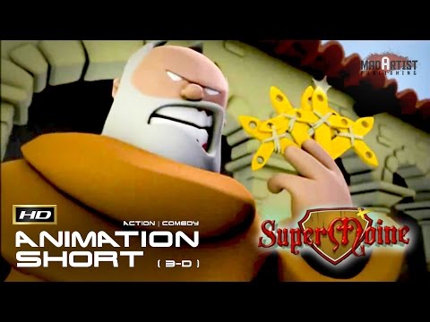 CGI 3D Animated Short Film "SUPERMOINE" Funny Action Animation by George Meiles