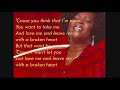 Joyce Bond Love Me And Leave Me Lyrics