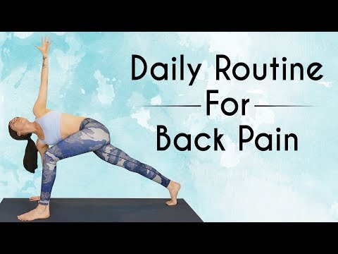Daily Yoga Routine for Low Back Pain ♥ 10 Mins Pain Relief, Spinal Flexibility, Psoas Stretch, Hips