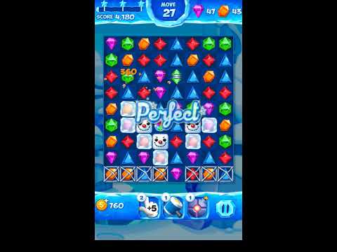 Jewel Pop Mania:Match 3 Puzzle Level 34 ( Jewel Ice Episode ) - Walkthrough ( No Booster )