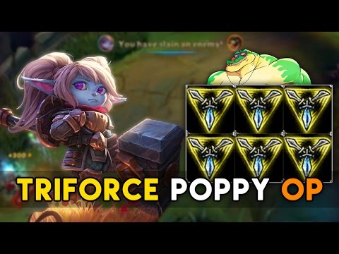 SoloRenektonOnly | TRIFORCE POPPY NEW OP! (LoL Best Moments)