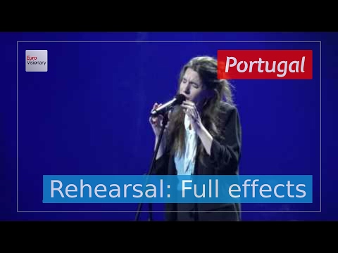 Salvador Sobral (Luísa Sobral) - Amar Pelos Dois - Portugal - Rehearsal (Full Effects) - ESC2017