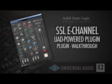 UAD - SSL - E-channel plugin explained