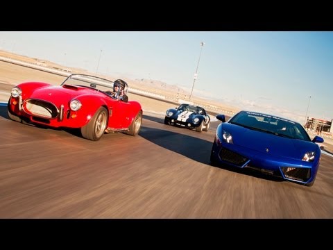 Factory Five Kit Cars vs a Lamborghini Gallardo! - HOT ROD Unlimited Episode 27