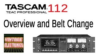 Video thumbnail for Tascam 112 Cassette Deck - Overview and Belt Replacement - Vintage Audio by Vintage Electronics Channel