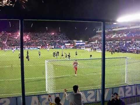 Nacional (URU) x Vasco - Entrada das equpes