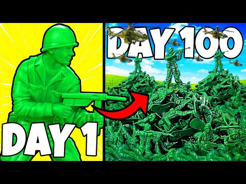 I spent 100 DAYS Building a ARMY MEN Collection...