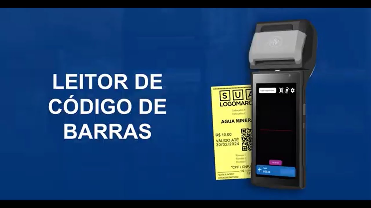 Thumbnail do vídeo: Leitor de Código de Barras
