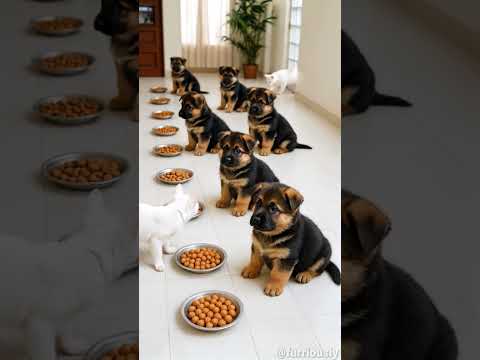 Nicely trained German Shepherd puppies #furriously