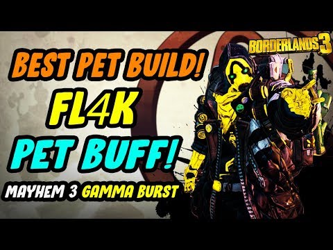 BEST FL4K PET BUILD! POST BUFF | GAMMA BURST BUILD | Borderlands 3 BeastMaster Mayhem 3 TVHM