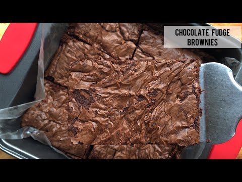 Chocolate fudge Brownies | Easy way to make brownies | wajeeha’s kitchen