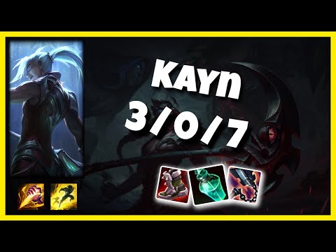 Kayn vs Hecarim EU Challenger JUNGLE (3/0/7) Gameplay Replay - Patch 10.23