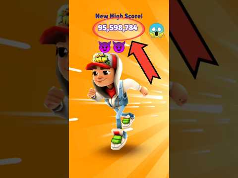 Subway Surfers Highest Score 😲😱😂 | Subway Surfers Game 🎮 | #shorts #subwaysurfers #short