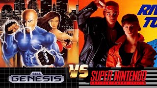 SNES vs Genesis all beat em up games