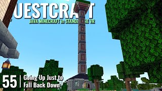 QUESTCRAFT // 55: Going Up Just to Fall Back Down // QUEST 3 Gameplay