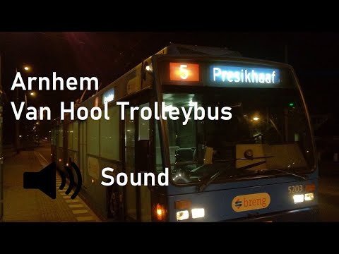 [SOUND] Breng Arnhem Trolleybus - Van Hool AG300T
