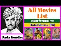 Dada Kondke All Movies List