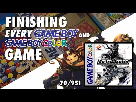 Finishing EVERY GB/GBC Game - Metal Gear Solid (70/951)