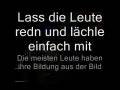 Lasse redn - Die Ärzte // with Lyrics (Sing Along ...